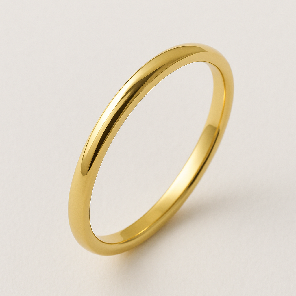 14K Gold Classic Wedding Band