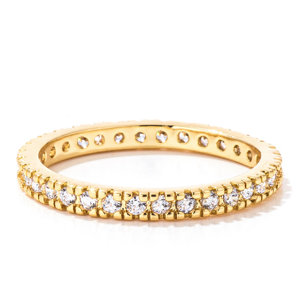 18K Gold-Plated Eternity Band