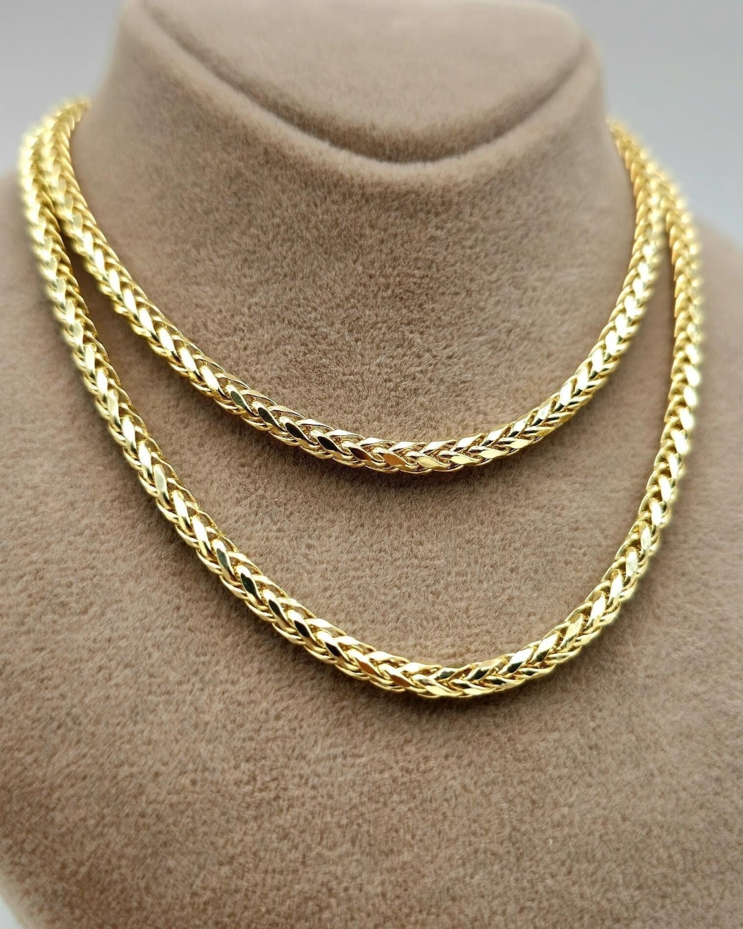 18K Gold-Plated Franco Chain