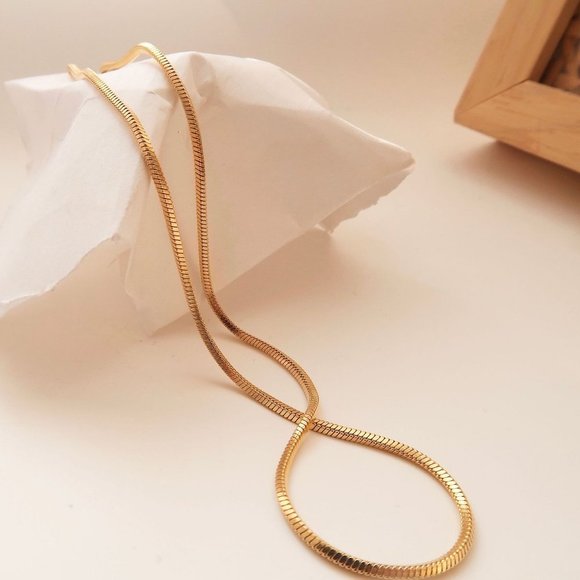 18K Gold-Plated Snake Chain