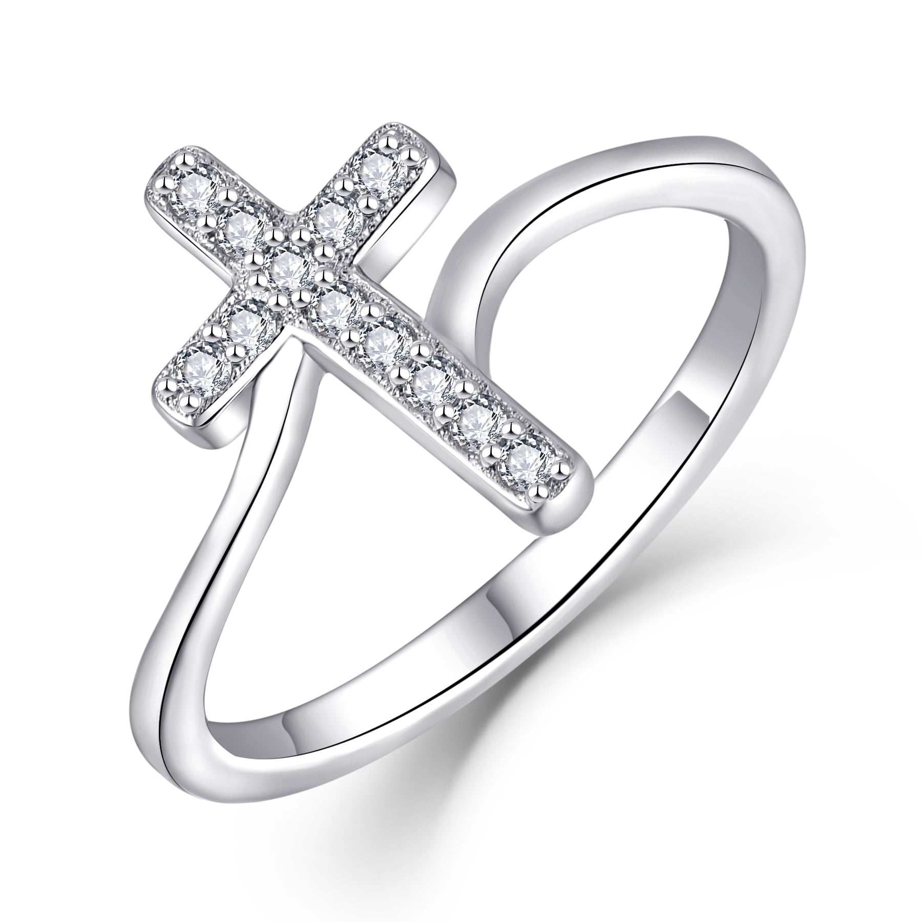 925 Silver Cross Ring
