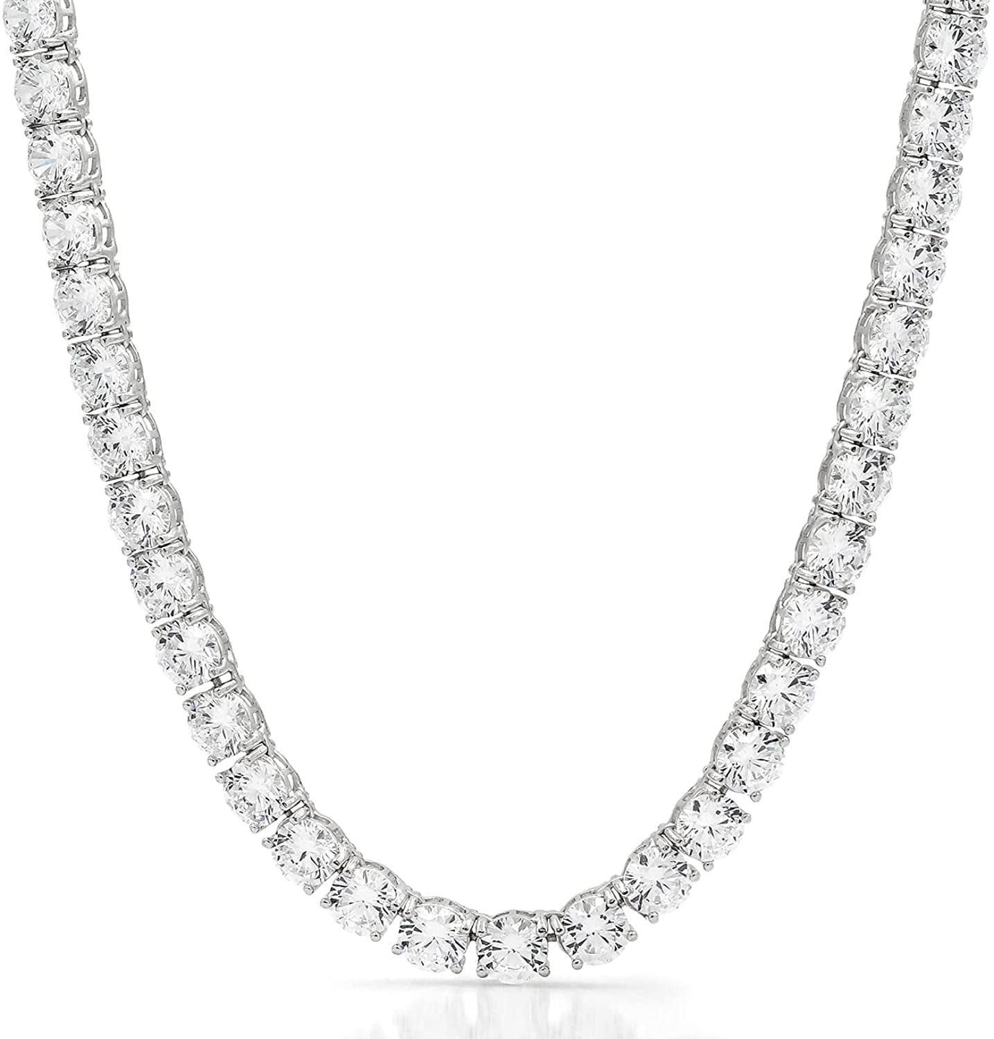 925 Silver Iced-Out Chain