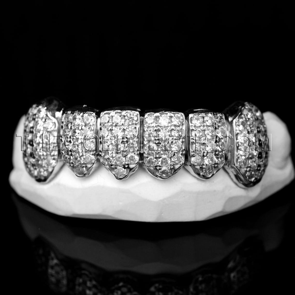 925 Silver Iced-Out CZ Grillz