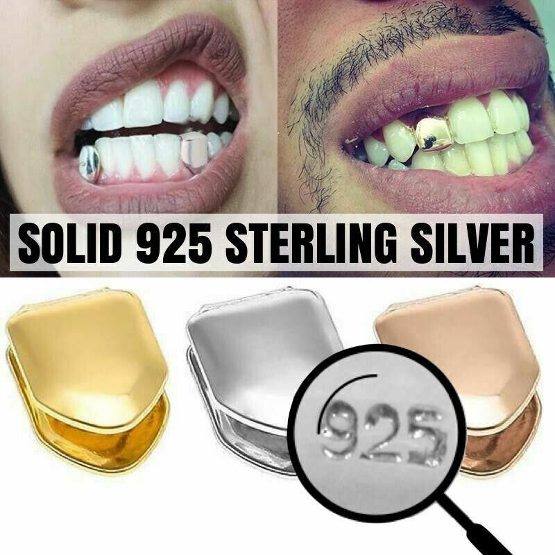 925 Silver Single Tooth Cap