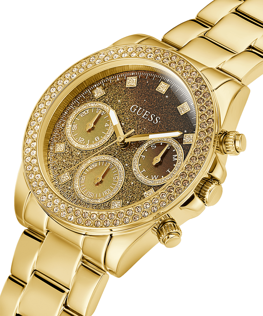 Gold-Tone Chronograph Watch