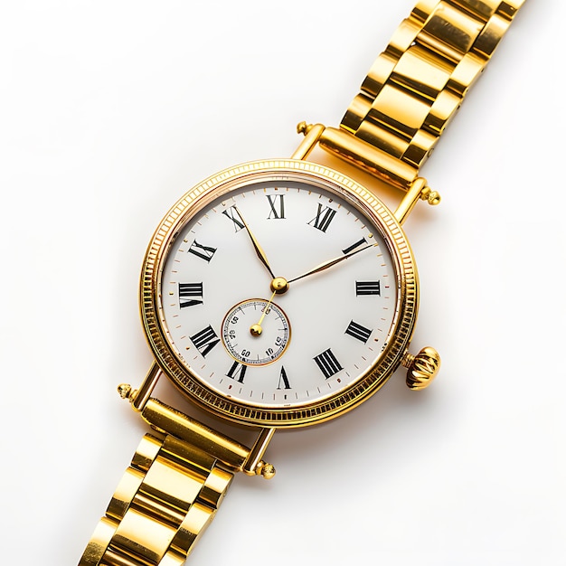 Gold-Tone Diver-Style Watch