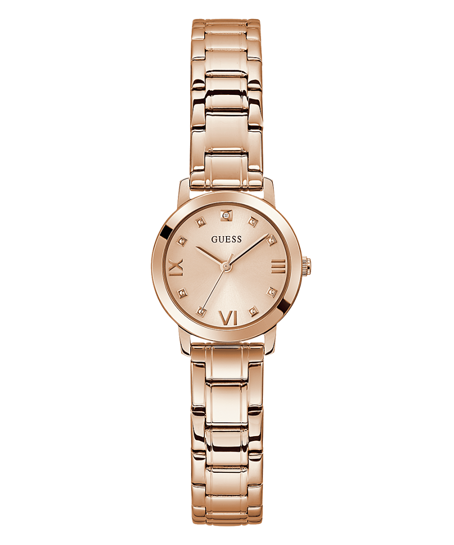 Rose Gold-Tone Minimalist Bangle Watch