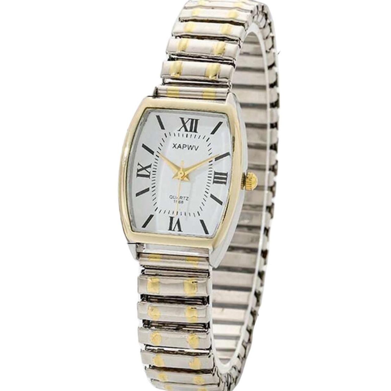 Silver-Tone Classic Quartz Dress Watch