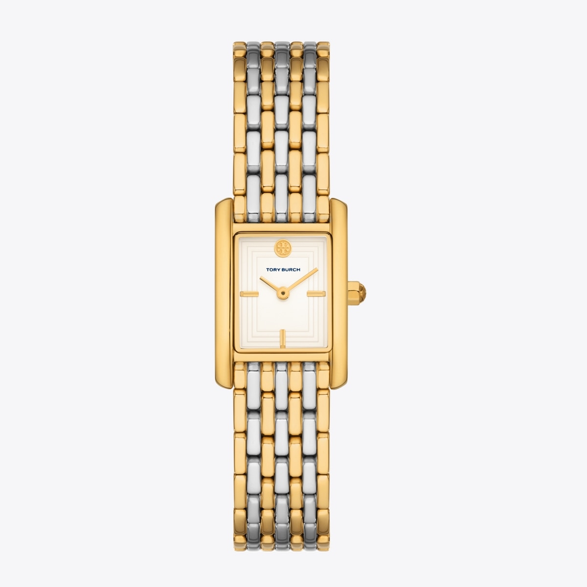 Two-Tone Minimalist Bangle Watch