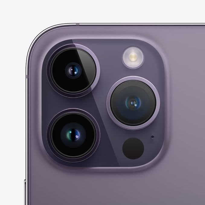Apple iPhone 14 Pro, 512GB, Deep Purple - Unlocked (Renewed)