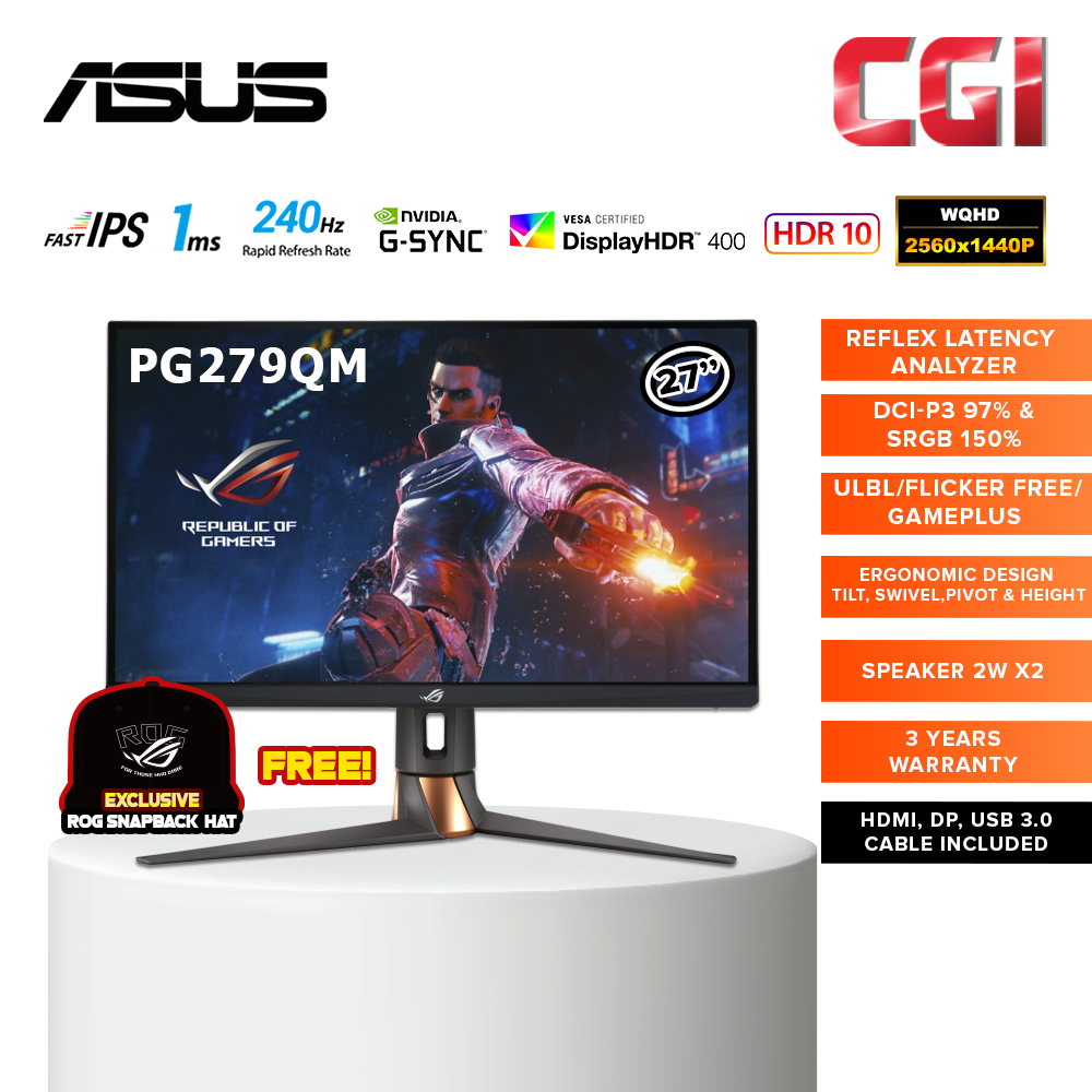ASUS ROG Swift 27" QHD 240Hz IPS