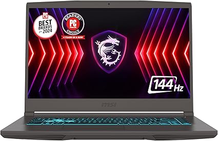 MSI Thin 15 15.6-inch 144Hz FHD Gaming Laptop