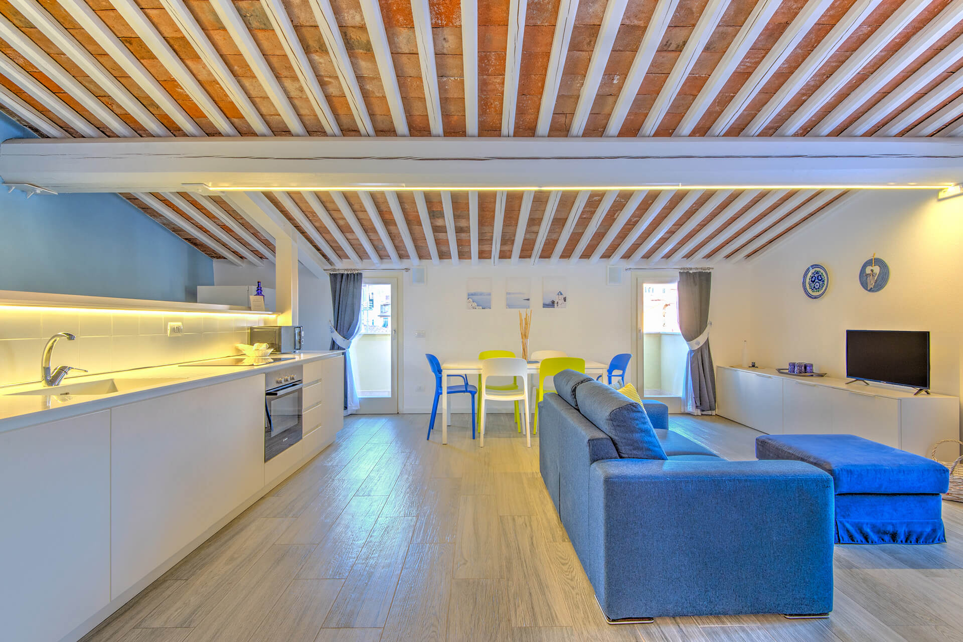 Appartamento Tosca - Soggiorno e Cucina - Casa Costanza