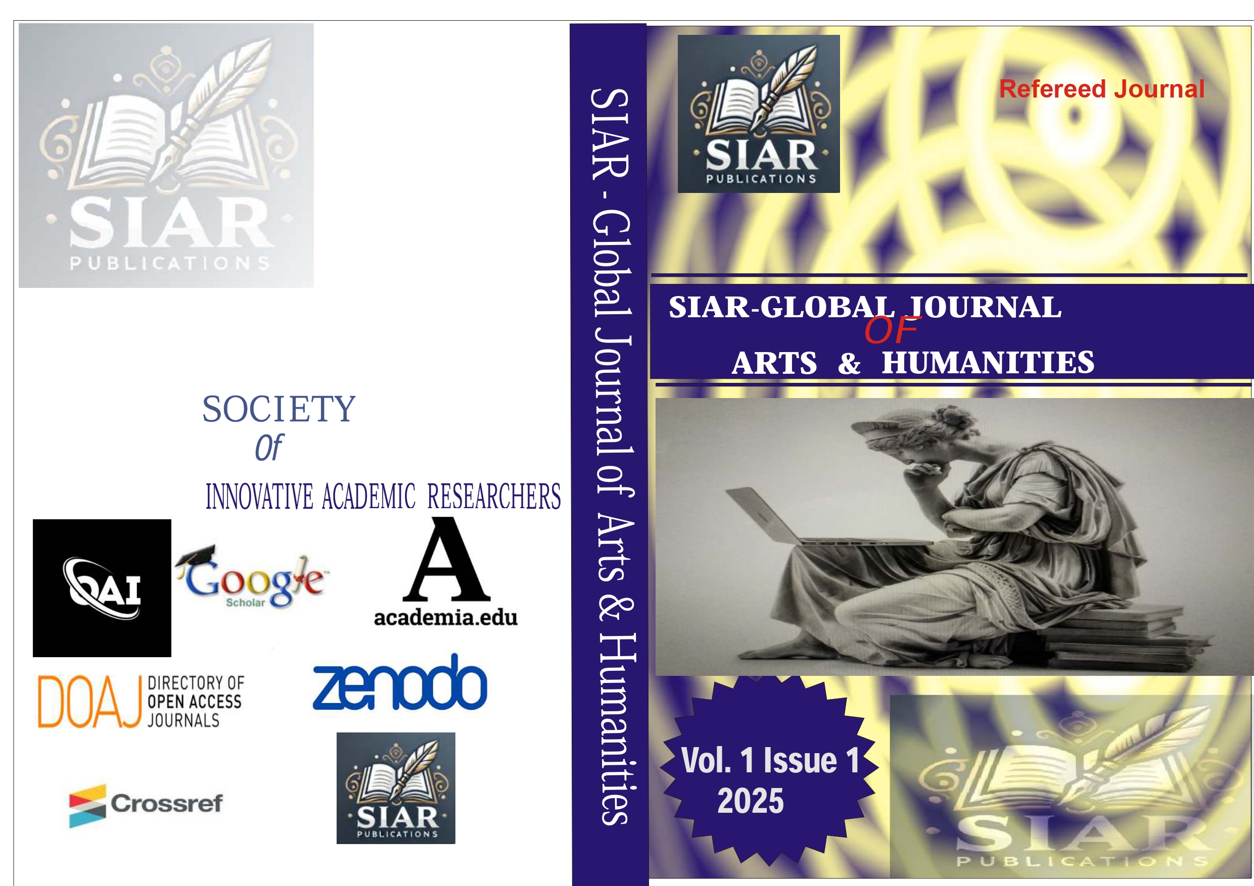 SIAR-Global Journal of Arts & Humanities cover