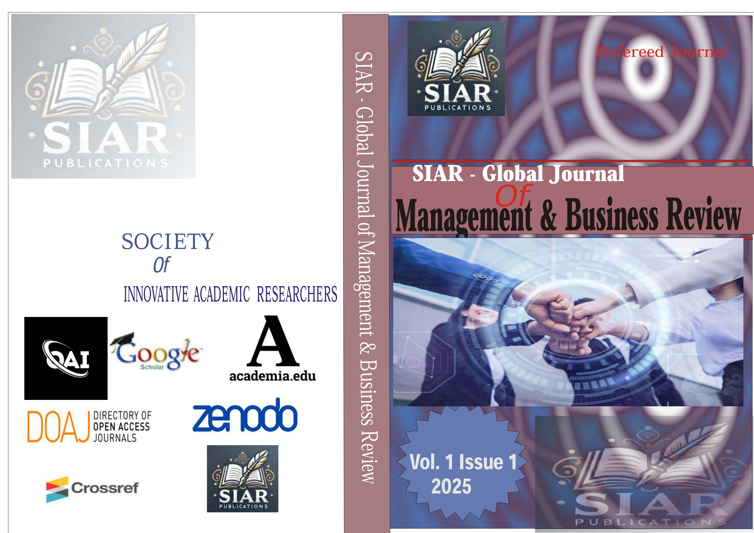 SIAR-Global Journal of Management & Business Review cover