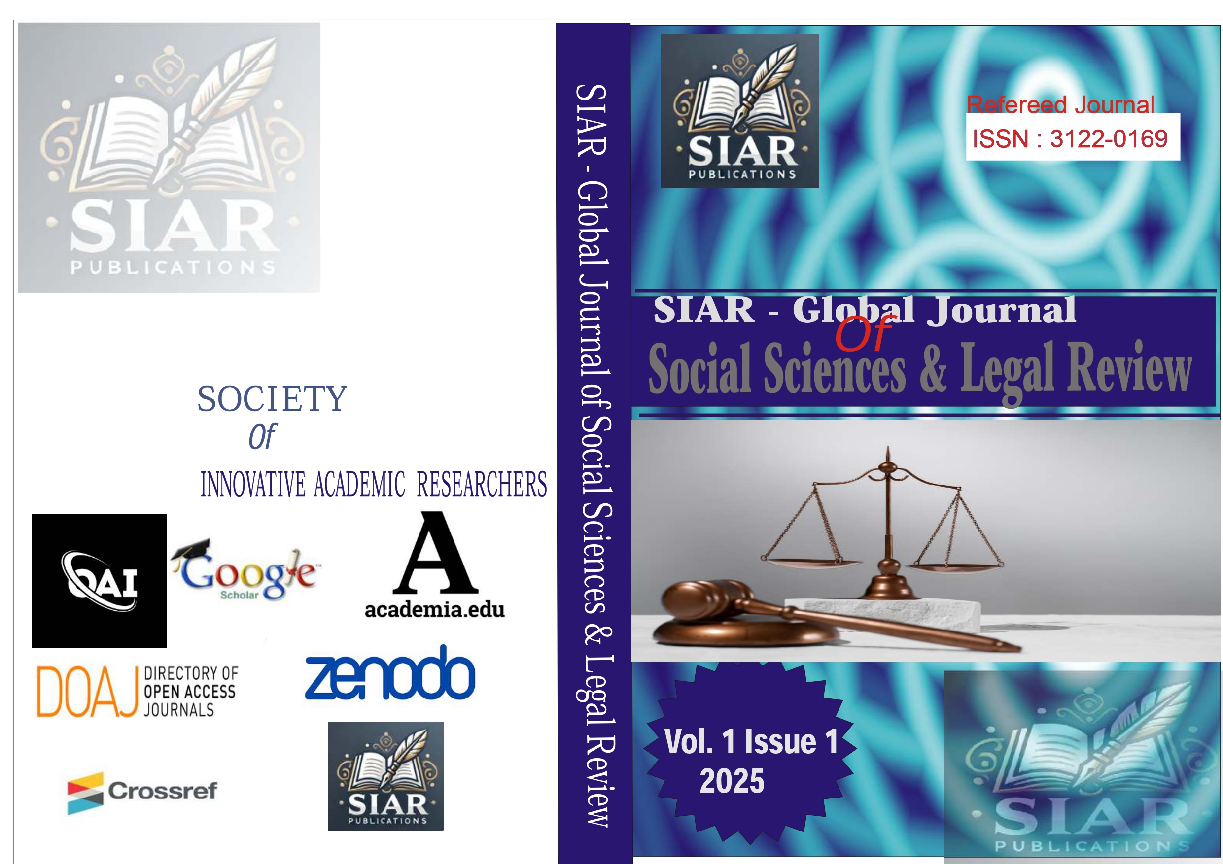 SIAR-Global Journal of Social Sciences & Legal Review cover