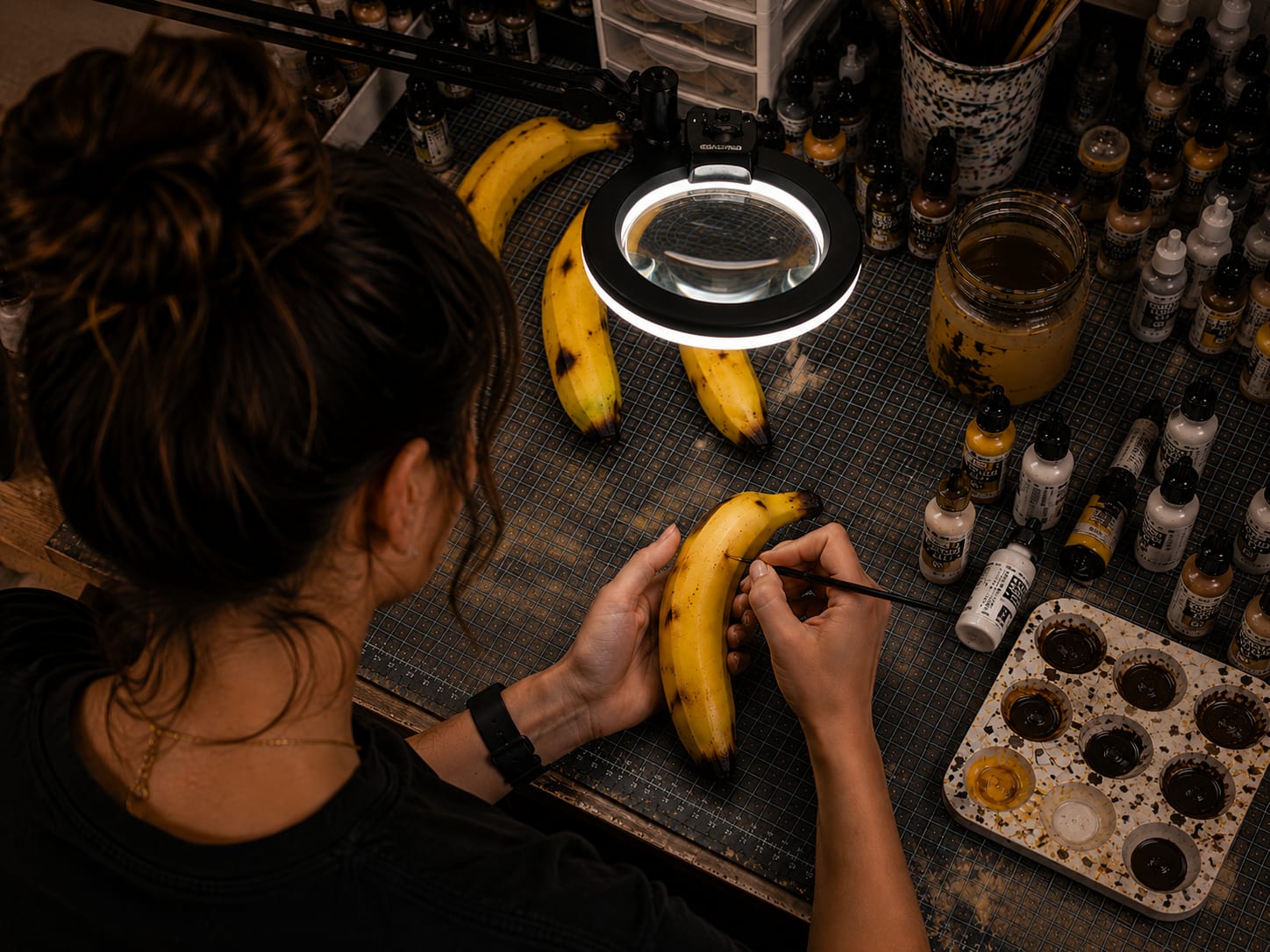 Painting the banana
