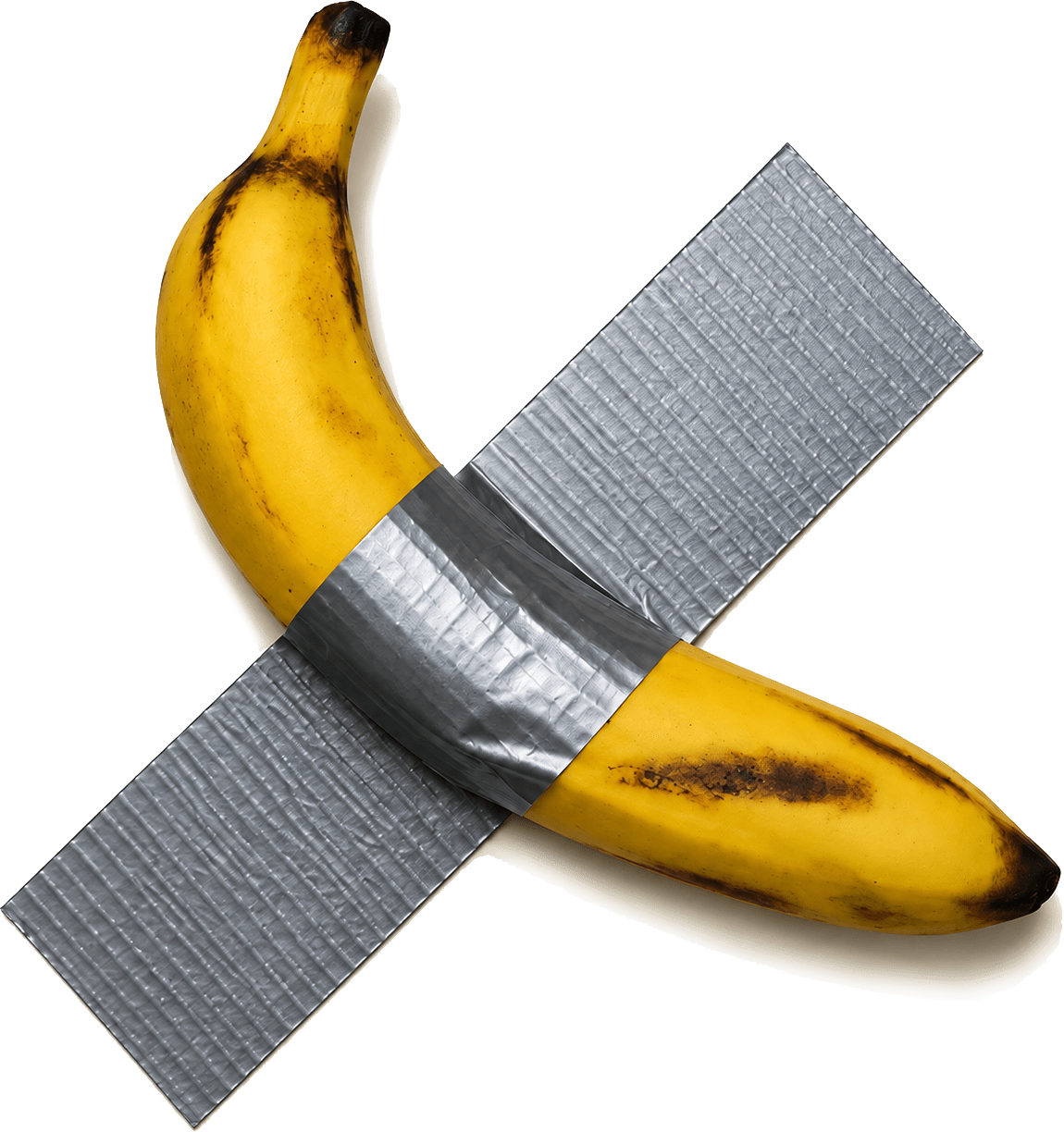 Hand-painted duct tape banana