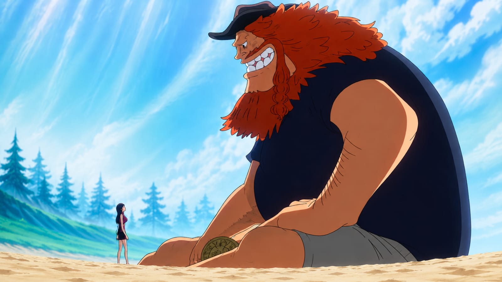 Robin meets Saul One Piece HD High Quality Wallpaper