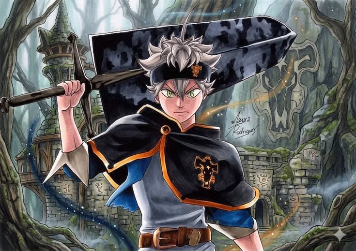 Asta Unleashed - Black bulls | Mahoteninaru HD High Quality Wallpaper