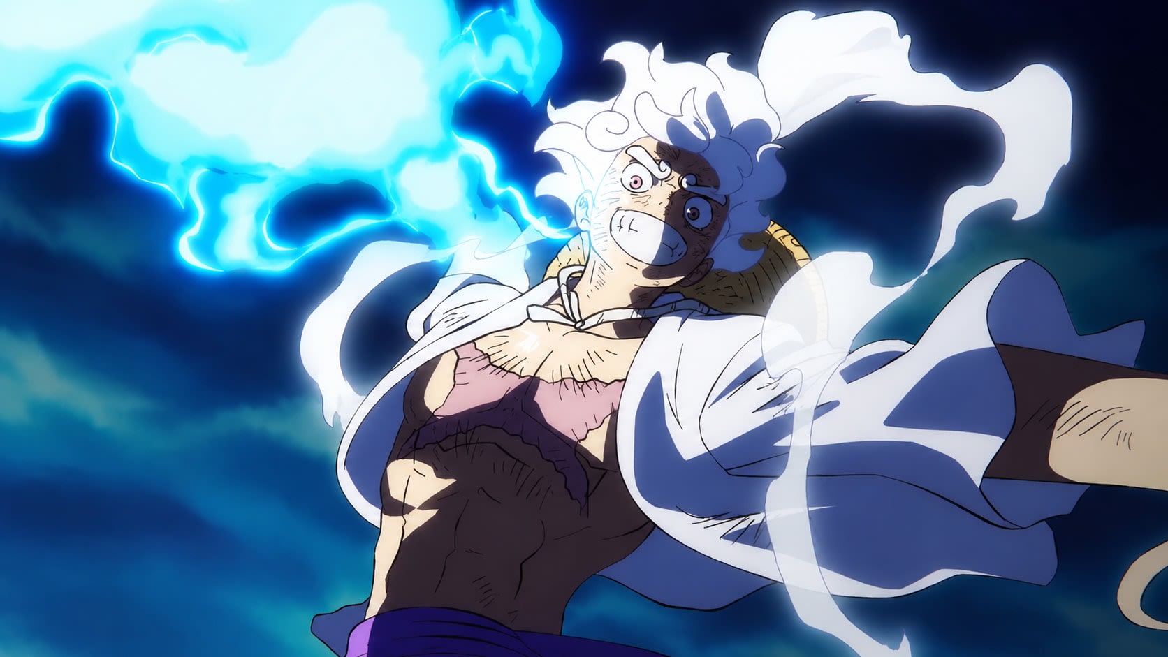 Kaminari Luffy Gear 5 Wallpaper HDpng High Quality Wallpaper