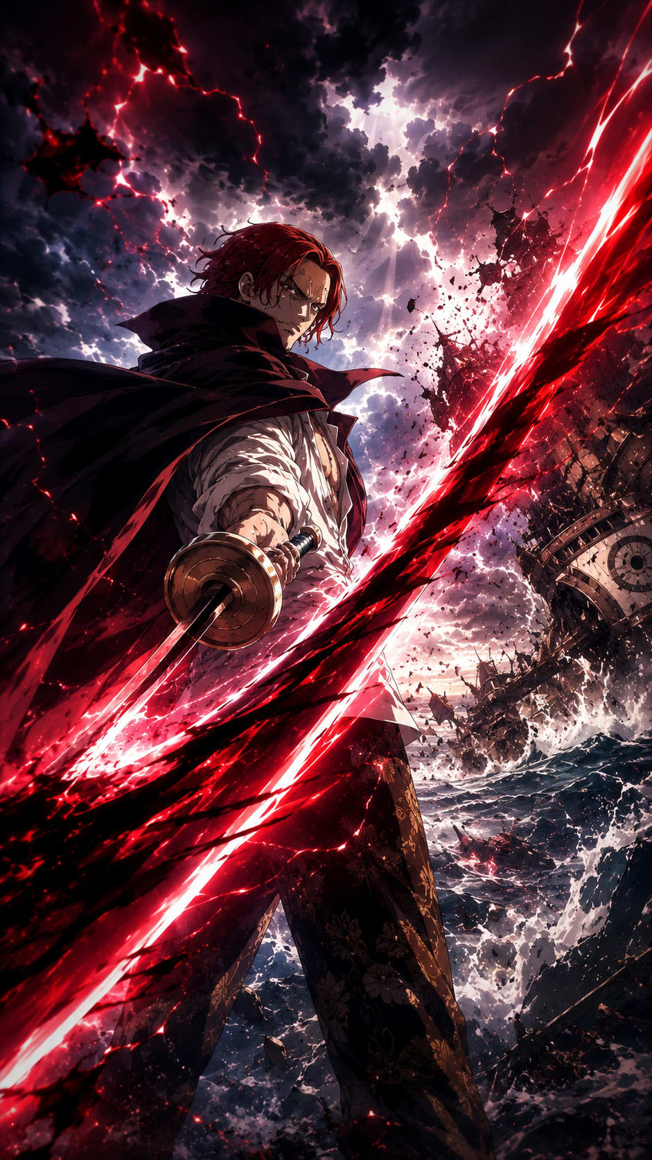 Shanks – Divine Departure | One Piece 4K Wallpaper High Quality Wallpaper