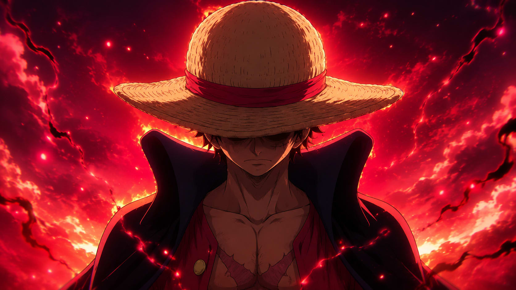 Luffy – Conqueror's Haki Awakening | One Piece 4K Wallpaper High Quality Wallpaper