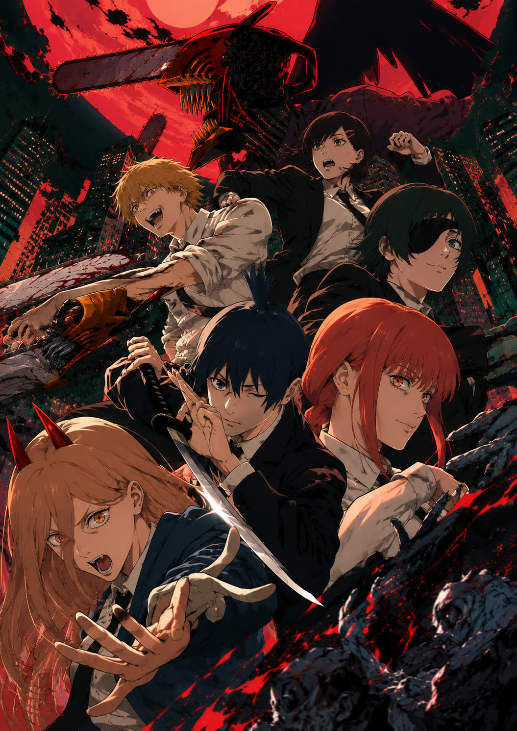 The Devil Hunters | Chainsawman HD  wallpaper High Quality Wallpaper