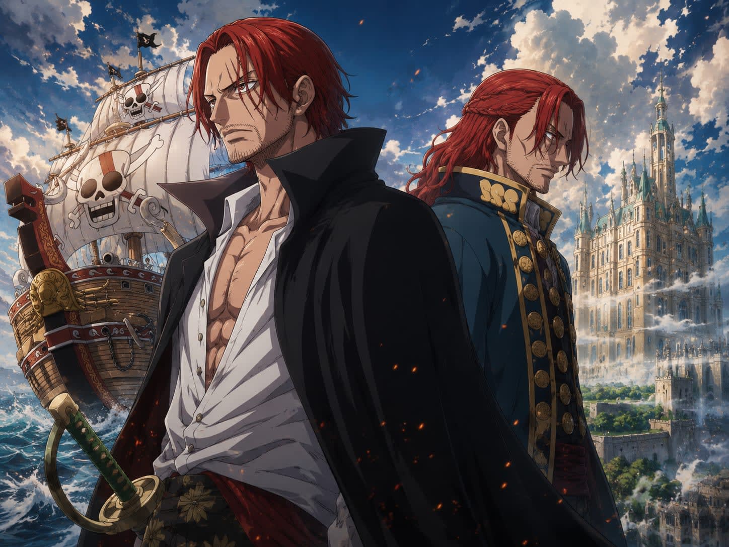 Shanks & Shamrock | Epic One Piece Wallpaper High Quality Wallpaper