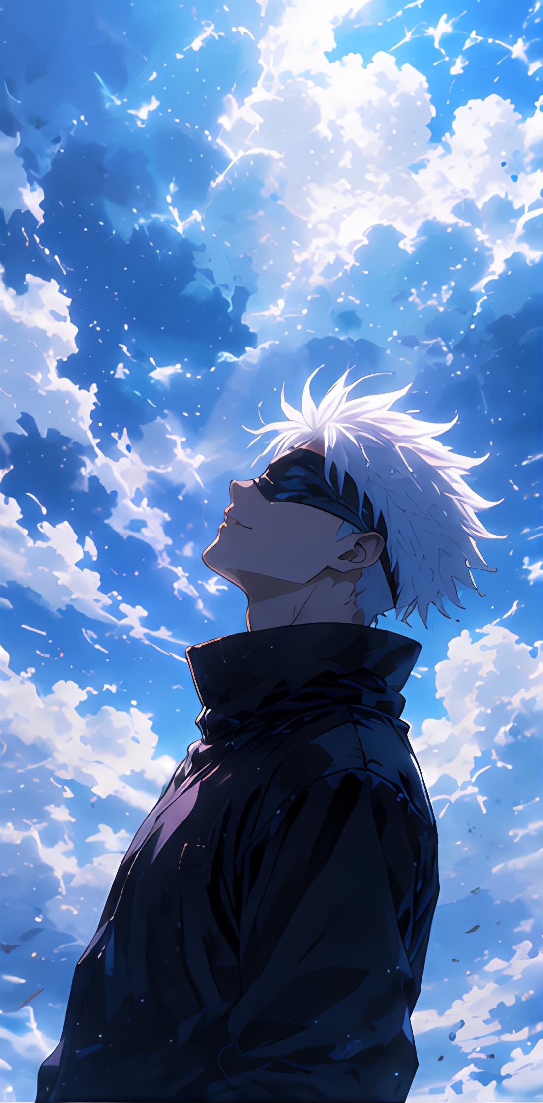Gojo Satoru Twilight Sky 4K Anime Wallpaper High Quality Wallpaper