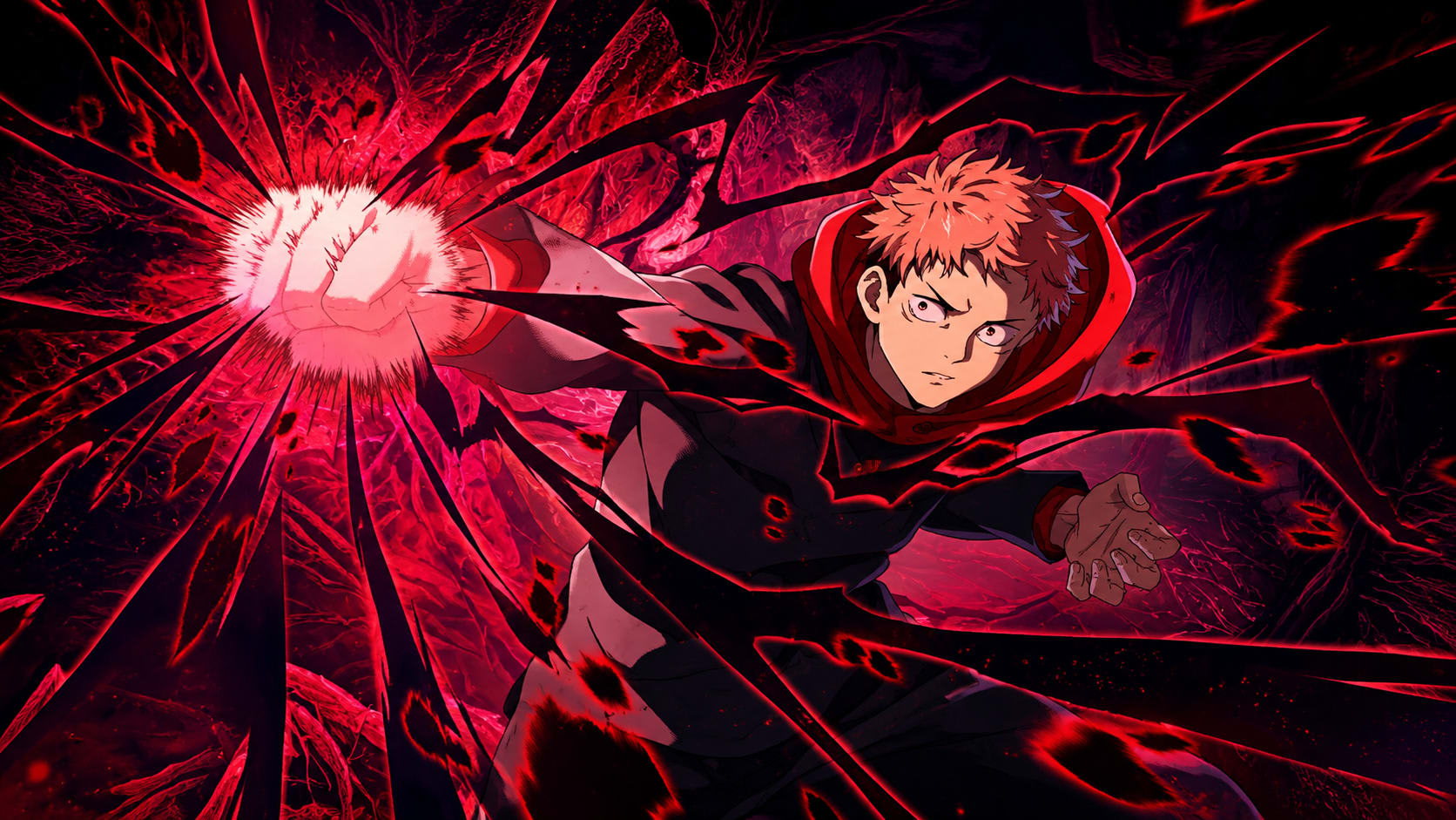 Yuji Itadori 4K Wallpaper – Jujutsu Kaisen Ultra HD Desktop & Mobile High Quality Wallpaper