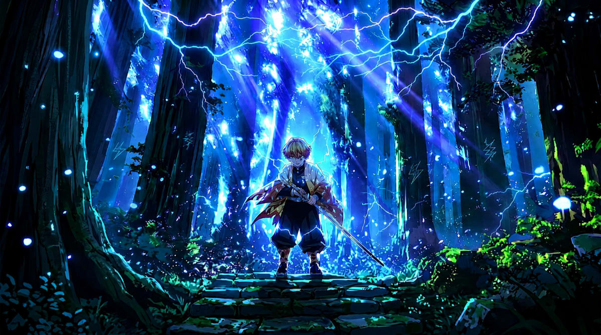 Zenitsu 4K DemonSlayer Wallpaper High Quality Wallpaper