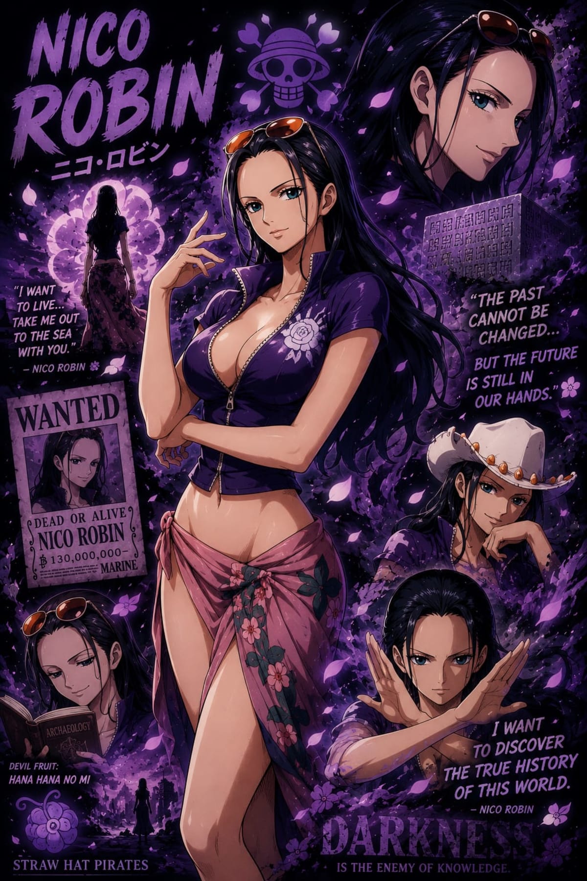 Nico Robin One Piece Wallpaper HD High Quality Wallpaper
