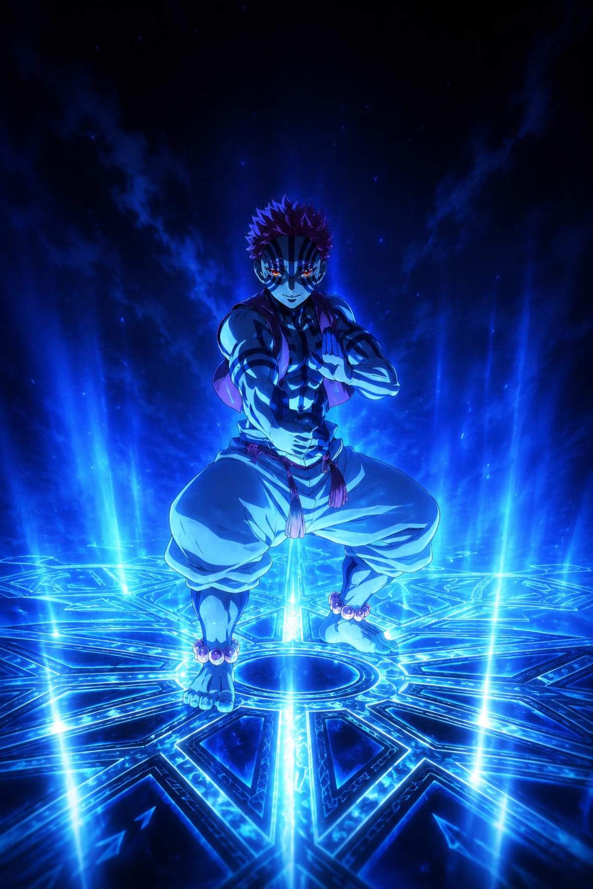 Akaza Destructive Death 4K Wallpaper High Quality Wallpaper