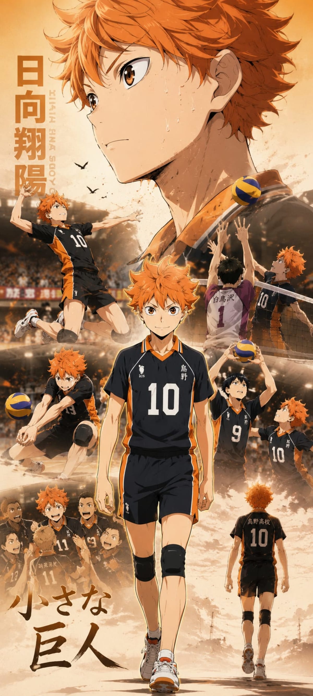 Hinata Shoyo | Journey of the Little Giant High Quality Wallpaper