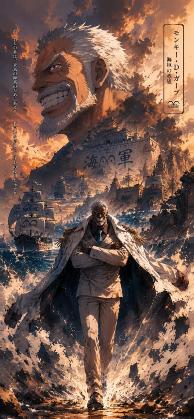 Garp — The Marine Hero High Quality Wallpaper