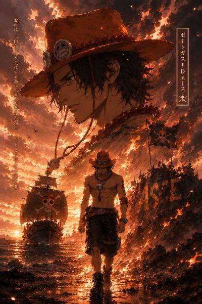 Portgas D. Ace — The Fiery Fist High Quality Wallpaper