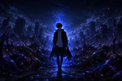 Sung Jinwoo – The Hunter Who Stood Alone | Solo Leveling 4K Wallpaper High Quality Wallpaper