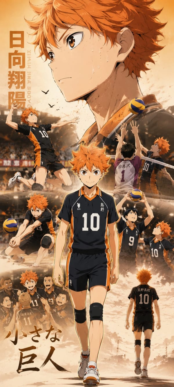 Hinata Shoyo | Journey of the Little Giant High Quality Wallpaper