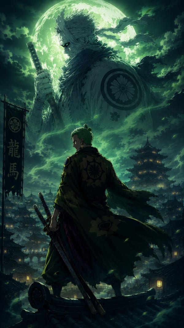 Zoro & Ryuma 4K Wallpaper High Quality Wallpaper