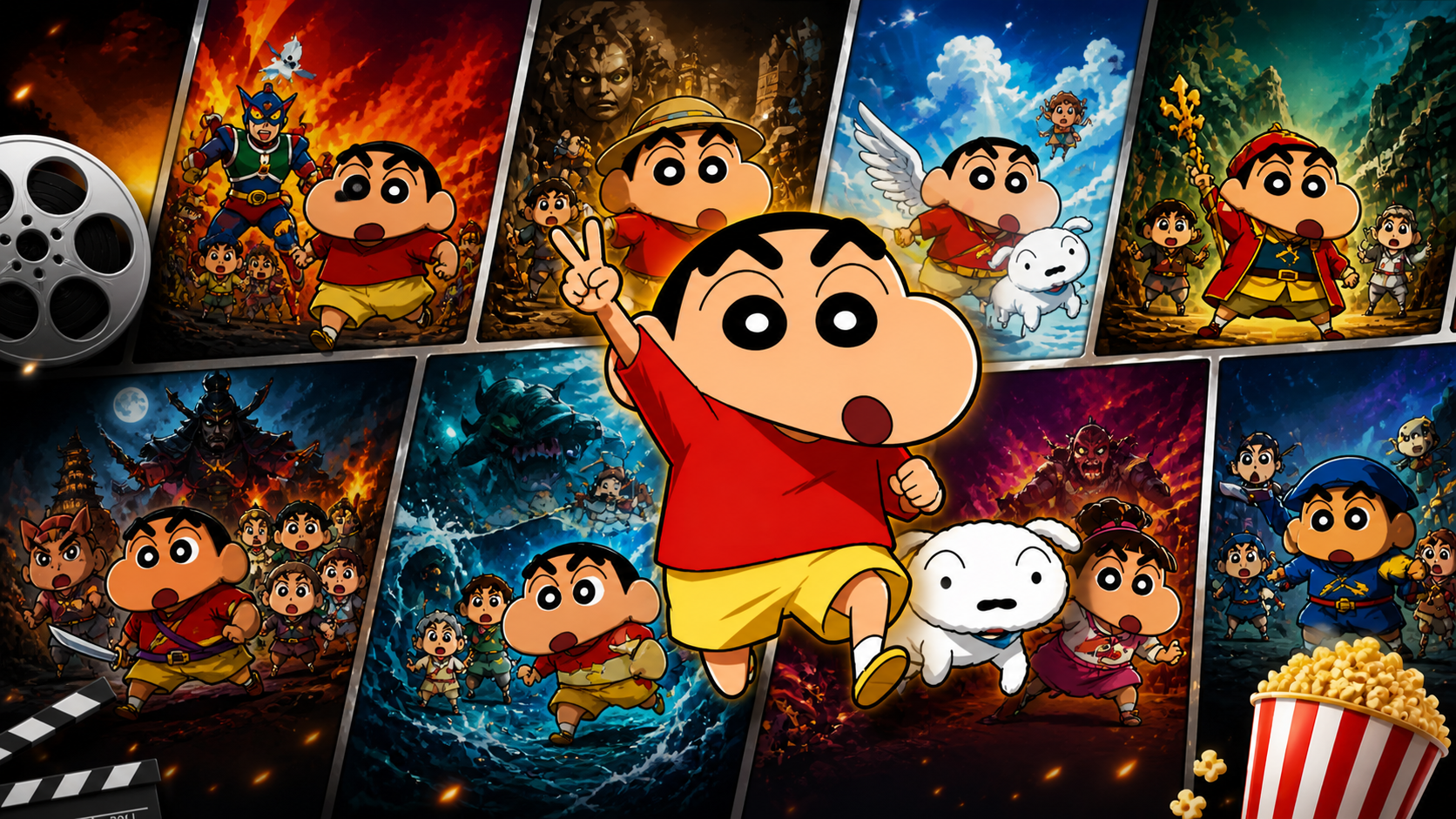 Shinchan Movies Collection Multi Audio HD