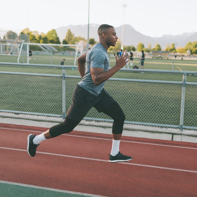 Man running — Hydration Boost IV therapy