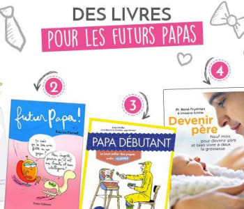 Futurs papas : notre sélection de livres à leur offrir !