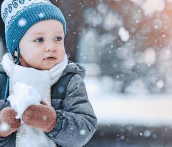 Ensemble bonnet et moufles d'hiver pour bébé • Enfant World