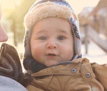 Bébé et jeunes enfants par grand froid