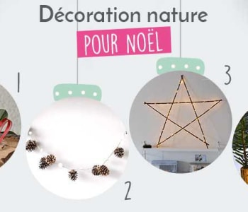 DIY : des déco de Noël très nature (et pas cher)