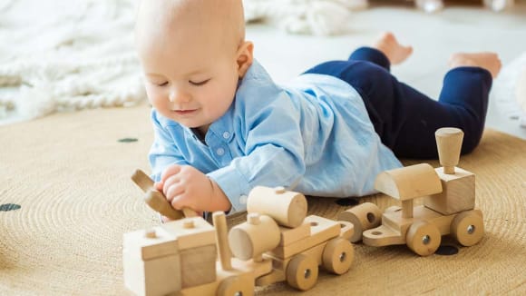 La ferme - Livre et cubes de construction, Bébé (18 mois & moins)