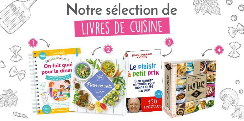 On mange quoi ce soir ? 4 livres pour vous aider
