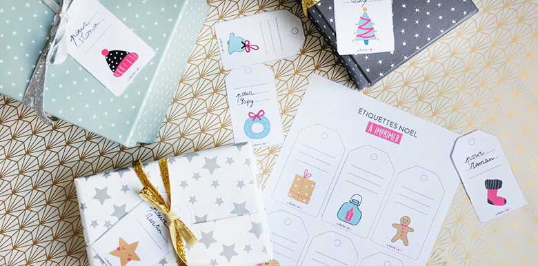 Noël : vos étiquettes cadeaux à imprimer