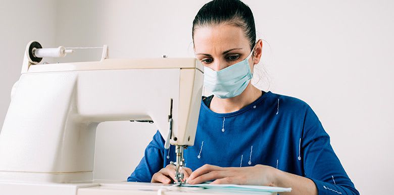 masque tissu fait maison coronavirus afnor